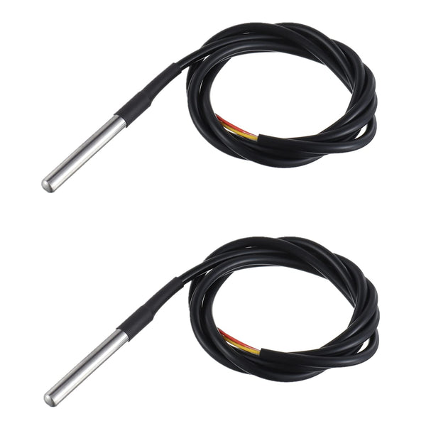 BOJACK DS18B20 1M Temperature Sensor Temperature Probe Stainless Steel Package Waterproof (Pack of