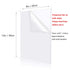 YSTIME 8" x 12" Clear Acrylic Sheet, Plexiglass Plastic for Crafts, Pack of 2 with Protective Paper