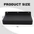4x10 Inch Slatwall Shelves Set of 10, Metal Accessories for Slat Wall, Black Flat Display Shelves for Storage