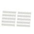 ABOOFAN 12 Position Terminal Block 20pcs 10a High-Toughness Plastic Brass Firmware Screw