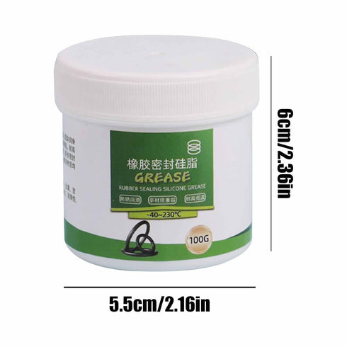 Generic 100g O Ring Silicone Grease | Waterproof Long Lasting Plumbing Lubricant - O-Rings Valve Faucet Grease