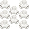 1-1/2“ Tee PVC Fitting 4 Way Elbow Connector, 90 Degree Side Outlet, PVC Corner Fittings for Furniture Building (Pack