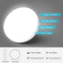 5000K 9.5 Inch 18W 1650LM Airand LED Flush Mount Ceiling Light Daylight LED Ceiling Light Fixture Bathroom Ceiling