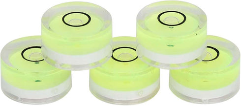 Mini Balance Bubble, 5Pcs 15mm Diameter Round Bubble Level, Water Level Measuring Tool for Electronic Scales