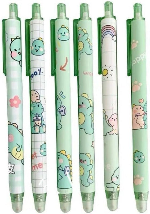 YuanHolumid 1Pc 0.5mm Peach Random Erasable Pen Gel Pens Blue Gel Pens Cartoons Press Pen Cute Stationary,Gel Ink