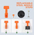 300pcs Replacement Steel Needles for Flooring Wall Tile Leveling System, 1/16" 1.5mm Reusable Spare Steel Pin Tiling