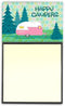 Caroline's Treasures Happy Campers Glamping Trailer Sticky Note Holder, Multicolor (VHA3004SN) by Caroline's Treasures