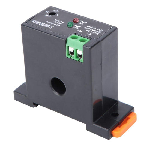 AC Current Sensing Switch, Adjustable Current 0.2~30A, Flameproof ABS Self Powered with User Manual