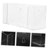 4pcs Unomor Mask Holder Wall Mount Dispenser Glove and Mask Storage for Laboratories Easy Access Holder and Gloves