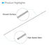 Round Steel Rod, 0.7mm Diameter 60mm Length, High Speed Steel Bar Stock for Drill Lathes, 5-Pieces
