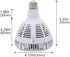 Aolyty 45w (85W Equivalent) PAR38 LED Bulb White 6000K 3500lm E26 Base 35 Degree Beam Angle Track Spotlight with Fan AC 120v (White) by Aolyty