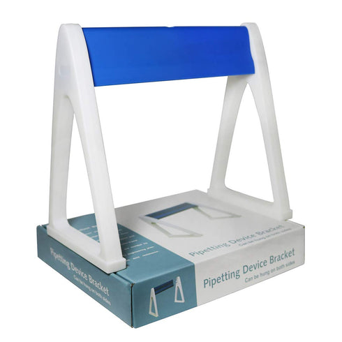 Lab Linear Pipettor Stand Rack, Hold Up 6 Micropipettes, Premium Engineering Plastic Polymer, Excellent Chemical Reagent Corrosion Resistance