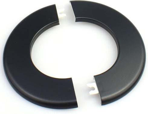 FDXGYH 2 Pcs Self-Adhesive Tape, 3.0 Inch ABS Wall Split Flange Round Escutcheon Plate Cover for Faucet Decoration