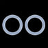 X AUTOHAUX Silicone O-Rings, VMQ Seal Gasket for Compressor Valves Pipe Repair, 10mm OD 7mm ID, White, Pack of 100