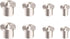 AUTOTOOLHOME Dowel and Tenon Center Transfer Plugs Point, 1/4", 5/16", 3/8" and 1/2", Set of 8