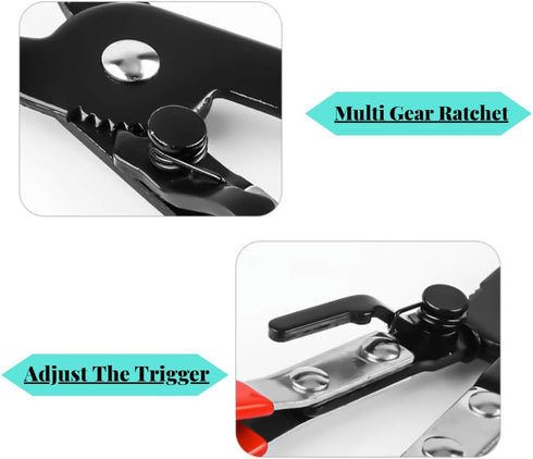 KIMISS Electrical Disconnect Pliers, Metal Soldering Plier Multi Function Wire Welding Clamp for Automobile Repair