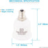 E12 E26 Bulb E12 E26 E12 E26 E12 2PACK to Light Base Adapter, Light Socket to Regular Medium Screw Base, Candelabra