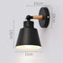 Mengjay E26 Wall Light Black Fixtures Nordic Wall Sconce Lamp Macaron Edison Copper lamp Holder Aisle Lights Corridor