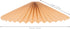 Retro Pleated Table Lamp Shade - Khaki Fabric Lampshade for Bedside, Floor & Desk Lamps - Elegant Accordion Style Light