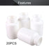 Othmro 20Pcs 4.1oz PE Plastic Bottles, 120ml Wide Mouth Lab Chemical Reagent Storage Container with Cap