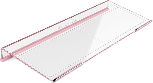 Rulyyo Ergonomic Computer Keyboard Stand - 17 Inch Clear Acrylic Keyboard Riser for
