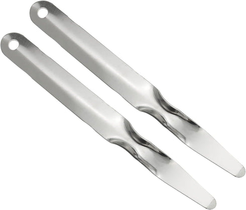 E-outstanding 2PCS Stainless Steel Flat Staplers Puller - Staple Remover Tools for Office Home Business