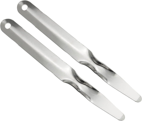 E-outstanding 2PCS Stainless Steel Flat Staplers Puller - Staple Remover Tools for Office Home Business