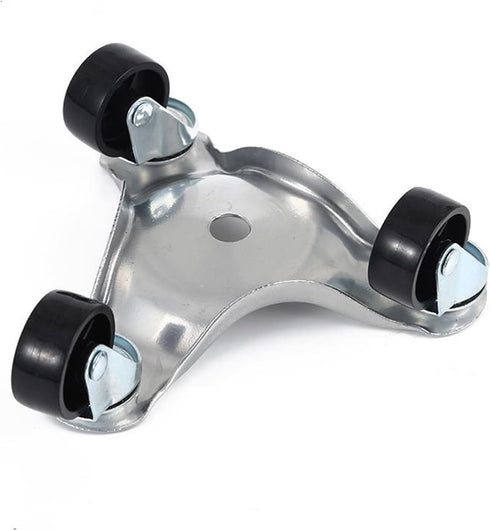 CEZOOWYEX Set 4 200 lbs 3 6 Inch of Steel Tri Dolly Caster, Load Capacity Wheel Dolly, Heavy Duty Furniture Movers