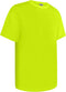 High Visibility Shirts for Men, Hi Vis Safety Construction Short Sleeve Work Shirts, ANSI Compliant, UC-Yellow L.
