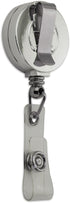 Bee on Honeycomb Retractable Reel, Chrome Badge ID Card Holder Clip