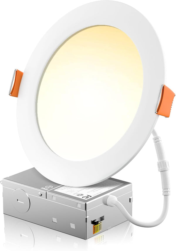 FREELICHT 1 Pack 6 Inch 5CCT Ultra-Thin LED Recessed Ceiling Light with