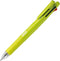 Zebra Clip-On Multi F Series 0.7 mm Ballpoint Multi Pen/0.5 mm Pencil, Active Green Body (B4SA1-ACG)