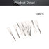 Utoolmart Industrial Dispensing Needle, 10pcs 17G Blunt Tip Syringe Needles with Luer Lock for Refilling E-Liquid