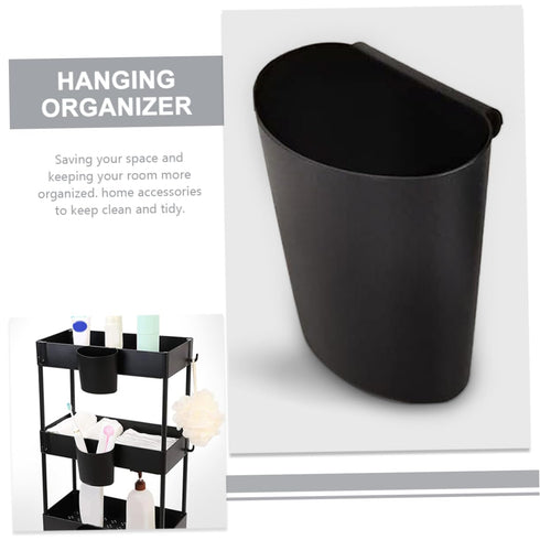 4pcs Set Portable Small Hanging Basket Storage Bin for Home Store Living Room Rolling Cart Accessories