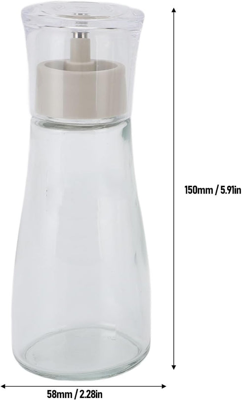 150ml 260ml Dioche Glass Mouthwash Dispenser Elegant Refillable Multifunctional Mouthwash Container with Spout