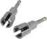(2pc) Power Wing Nut Driver Set, Slot Wing Nuts Drill Bit Socket Wrenches, 1/4" Hex Shank