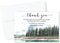 All Ewired Up Forest Funeral Thank You Cards Mountain Memorial Sympathy Cards, Nature-Inspired Bereavement Thank