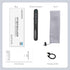 Norwii N76 Rechargeable Presentation Clicker - Long Range Remote for PowerPoint Presentations, Black with Green Light