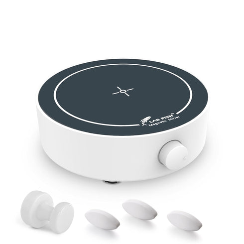 LAB FISH Laboratory Magnetic Stirrer 200-1800PRM Magnetic Mixer Max Stirring 3000ml Capacity Stir Plate with 4 PCS Stir