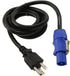 CablesOnline 6ft 16-AWG Stage Lighting Fixture Power Cable, 3-Prong NEMA 5-15P to Powercon-Compatible AC