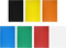 Dry Erase Magnetic Sheet, Reusable Magnet Labels, 11.7 Inch x 8 Inch, Colorful, 7 Pack for Whiteboard and Refrigerator