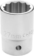 Performance Tool W34827 3/4-Inch Drive 12-Point Standard Socket 27mm by Performance Tool