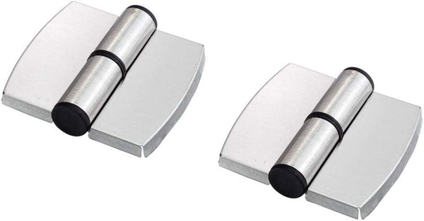 2Pcs Public Toilet Stainless Steel Hinge - Partition Hardware Connection Accessories for Public Toilets