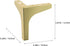 ELEOUTI 13cm 2pcs Metal Triangle Furniture Legs Stable Metal Couch Feet for Coffee Table Tv Stand Bedside Cabinet