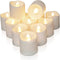 Homemory 12 Pack Timer Flameless LED Votive Candles, Battery Operated Tea Light with Timers for Wedding Decorations