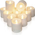 Homemory 12 Pack Timer Flameless LED Votive Candles, Battery Operated Tea Light with Timers for Wedding Decorations