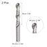 uxcell Solid Carbide Drill Bits, 4.3mm C2/K20 Tungsten Carbide Jobber Drill Bits for Metal and Plastic, 2pcs