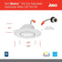 5"/6" Inch 5"/6" 5-in-1 700 Juno Adjustable LED Recessed Lighting, RetroBasics Series Adjustable Gimbal LED Downlight