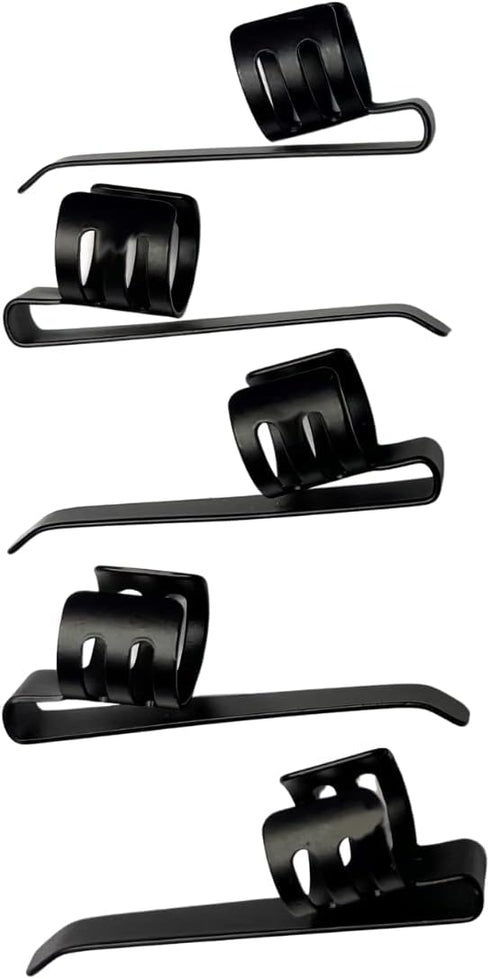 Klip 5 Pack Accessory for Pokka Pens, Fits All, Holds Tight to Shirt, Notebook, etc.