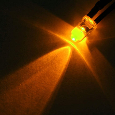 uxcell 12pcs Mixed Colour 3mm LEDs, Prewired Light, DC3-5V, 20cm Pre Wired LED